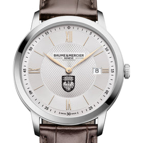 Chicago Men's Baume et Mercier 40mm Classima Quartz Watch with Silver Dial & Dark Brown Leather Strap Shot #1