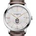 Chicago Men's Baume et Mercier 40mm Classima Quartz Watch with Silver Dial & Dark Brown Leather Strap