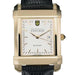 Chicago Men's Gold Quad with Leather Strap
