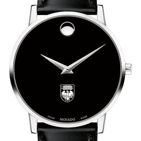 Chicago Men&#39;s Movado Museum with Leather Strap Shot #1