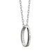 Chicago Monica Rich Kosann "Carpe Diem" Poesy Ring Necklace in Silver