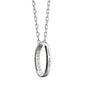 Chicago Monica Rich Kosann "Carpe Diem" Poesy Ring Necklace in Silver Shot #1