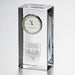 Chicago Tall Glass Desk Clock by Simon Pearce