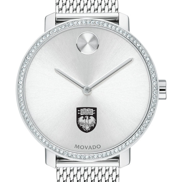 Chicago Women's Movado Bold with Crystal Bezel & Mesh Bracelet Shot #1