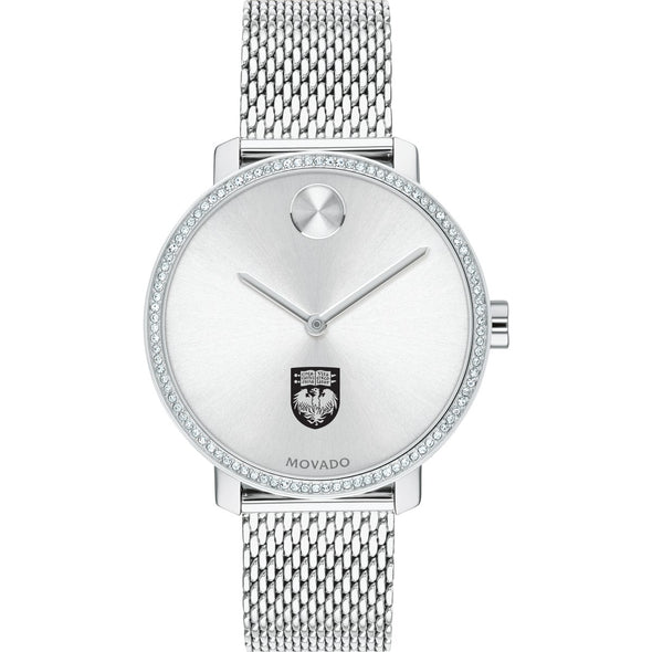 Chicago Women's Movado Bold with Crystal Bezel & Mesh Bracelet Shot #2