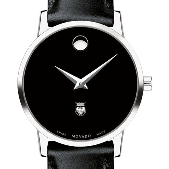 Chicago Women's Movado Museum with Leather Strap Shot #1