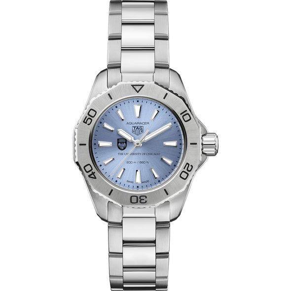 Chicago Women&#39;s TAG Heuer Steel Aquaracer with Blue Sunray Dial Shot #2