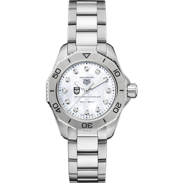 Chicago Women&#39;s TAG Heuer Steel Aquaracer with Diamond Dial Shot #2