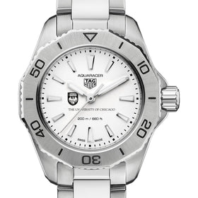 Chicago Women&#39;s TAG Heuer Steel Aquaracer with Silver Dial Shot #1