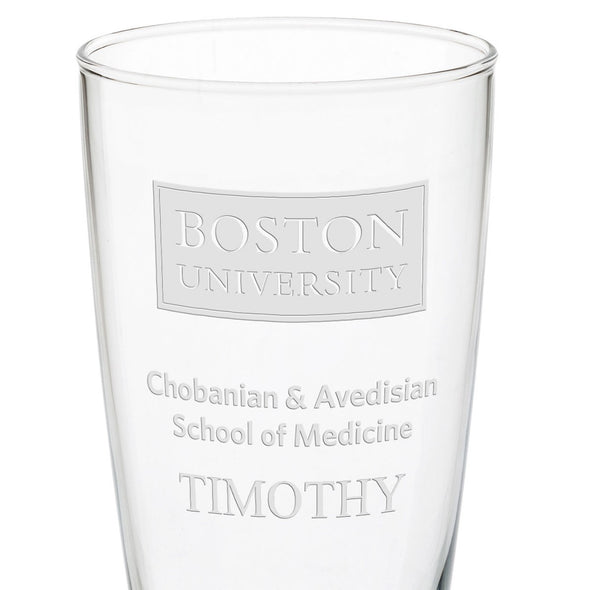 Chobanian & Avedisian School of Medicine 20oz Pilsner Glasses - Set of 2 Shot #3