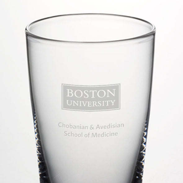 Chobanian & Avedisian School of Medicine Ascutney Pint Glasses by Simon Pearce Shot #2
