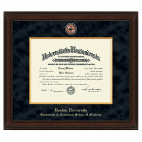 Chobanian & Avedisian School of Medicine Diploma Frame - Excelsior Shot #1