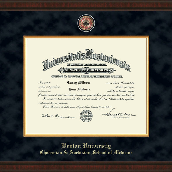Chobanian & Avedisian School of Medicine Diploma Frame - Excelsior Shot #2