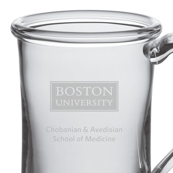 Chobanian & Avedisian School of Medicine Glass Tankard by Simon Pearce Shot #2