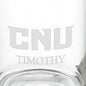 Christopher Newport University 13 oz Glass Coffee Mug Shot #3