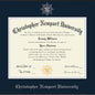 Christopher Newport University Diploma Frame, the Fidelitas Shot #2
