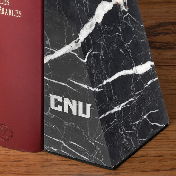 Christopher Newport University Marble Bookends by M.LaHart Shot #3