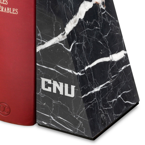 Christopher Newport University Marble Bookends by M.LaHart Shot #2