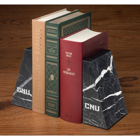 Christopher Newport University Marble Bookends by M.LaHart Shot #3