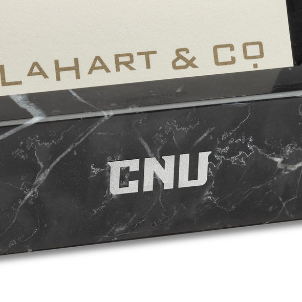 Christopher Newport University Marble Business Card Holder Shot #2