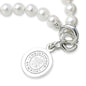 Christopher Newport University Pearl Bracelet with Sterling Silver Charm Shot #2