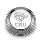 Christopher Newport University Pewter Paperweight Shot #1