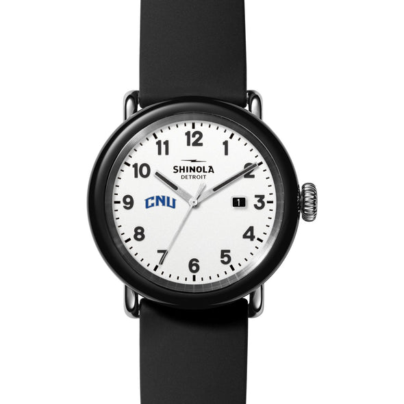 Christopher Newport University Shinola Watch, The Detrola 43mm White Dial at M.LaHart &amp; Co. Shot #2