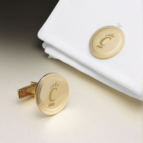 Cincinnati 14K Gold Cufflinks Shot #1