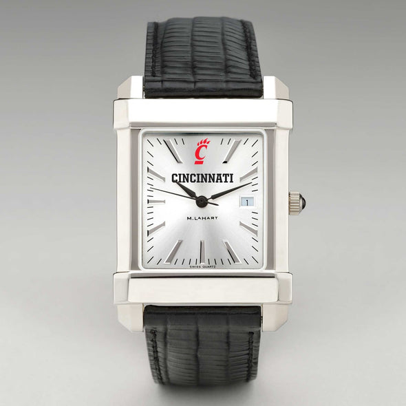 Cincinnati Men's Collegiate Watch with Leather Strap Shot #2