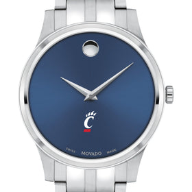 Cincinnati Men's Movado Collection Stainless Steel Watch with Blue Dial Shot #1