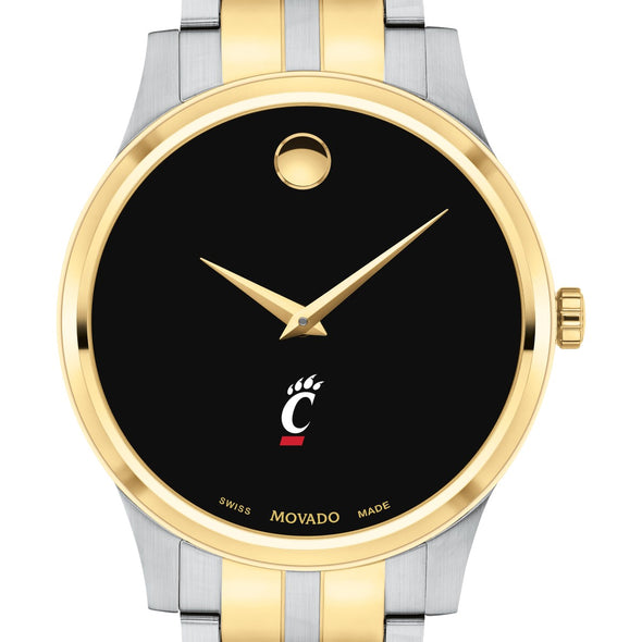 Cincinnati Men's Movado Collection Two-Tone Watch with Black Dial Shot #1