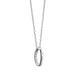 Cincinnati Monica Rich Kosann "Carpe Diem" Poesy Ring Necklace in Silver