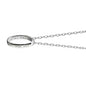 Cincinnati Monica Rich Kosann "Carpe Diem" Poesy Ring Necklace in Silver Shot #3