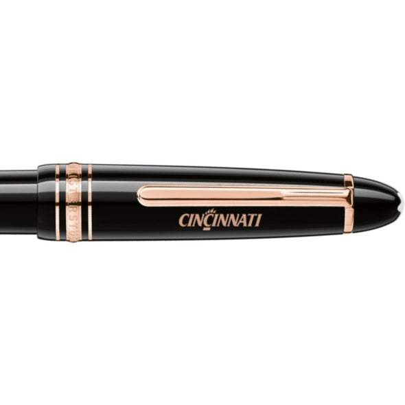 Cincinnati Montblanc Meisterstück LeGrand Ballpoint Pen in Red Gold Shot #2