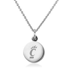 Cincinnati Necklace with Charm in Sterling Silver Shot #1