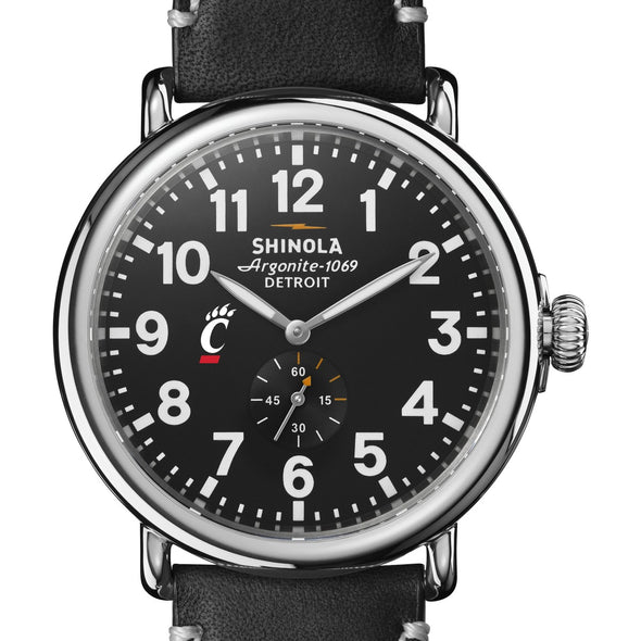 Cincinnati Shinola Watch, The Runwell 47 mm Black Dial Shot #1
