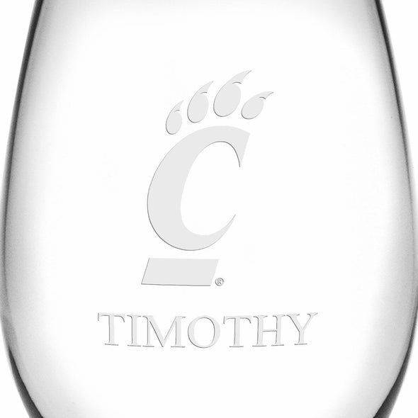 Cincinnati Stemless Wine Glasses Made in the USA - Set of 2 Shot #3