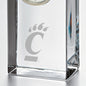 Cincinnati Tall Glass Desk Clock by Simon Pearce Shot #2