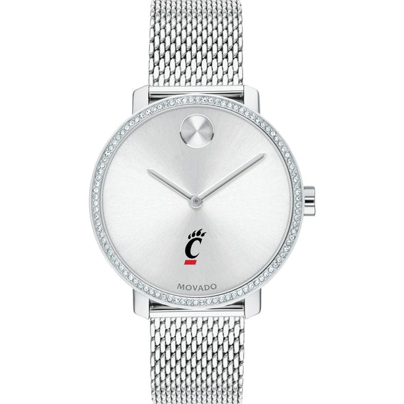 Cincinnati Women's Movado Bold with Crystal Bezel & Mesh Bracelet Shot #2