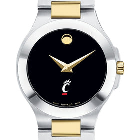 Cincinnati Women&#39;s Movado Collection Two-Tone Watch with Black Dial Shot #1