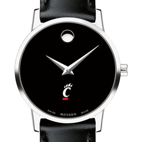 Cincinnati Women's Movado Museum with Leather Strap Shot #1