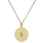 Citadel 18K Gold Pendant & Chain Shot #2