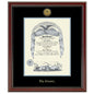 Citadel Diploma Frame - Gold Medallion Shot #1