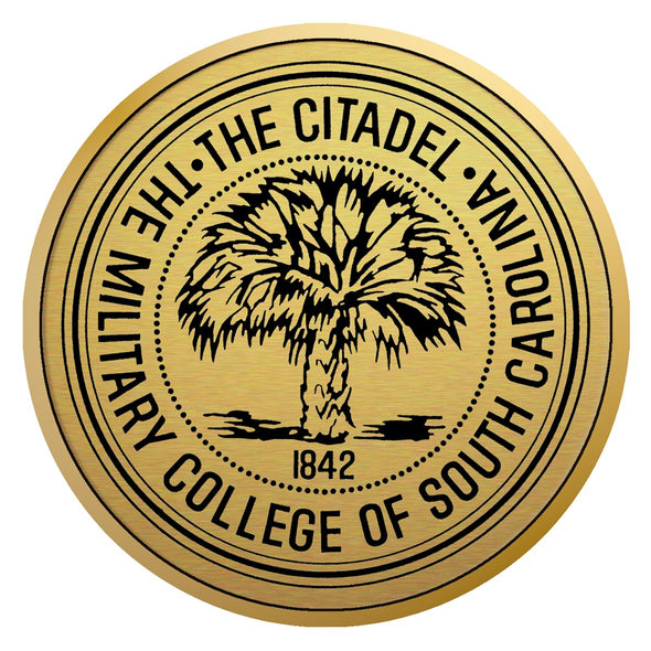Citadel Diploma Frame - Gold Medallion Shot #2