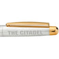 Citadel Fountain Pen in Sterling Silver with Gold Trim Shot #2