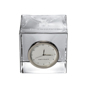 Citadel Glass Desk Clock by Simon Pearce Shot #1