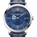 Citadel Men's Baume et Mercier 40mm Classima Quartz Watch with Blue Dial & Dark Blue Leather Strap
