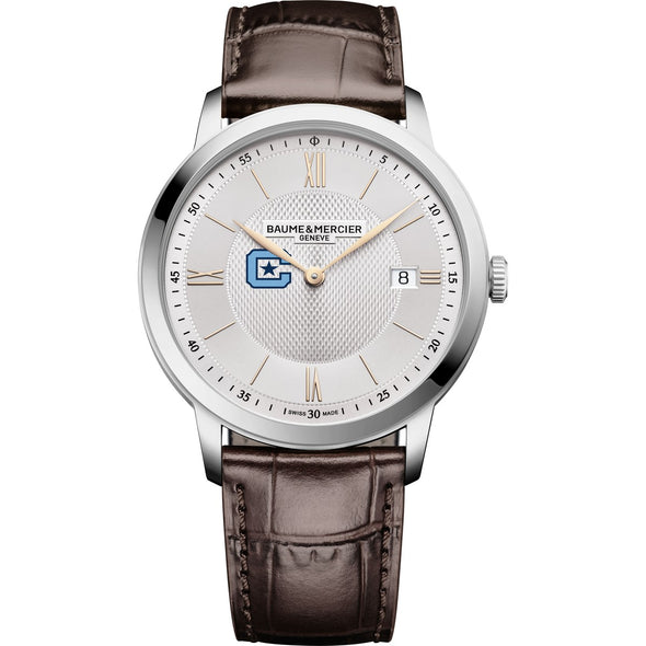 Citadel Men's Baume et Mercier 40mm Classima Quartz Watch with Silver Dial & Dark Brown Leather Strap Shot #2