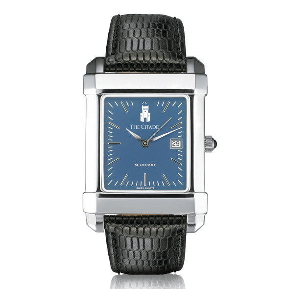 Citadel Men's Blue Quad Watch with Leather Strap Shot #2