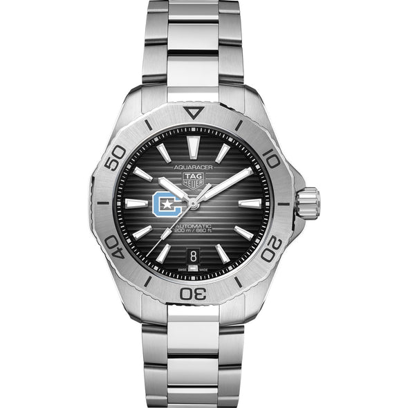 Citadel Men's TAG Heuer Steel Automatic Aquaracer with Black Dial Shot #2